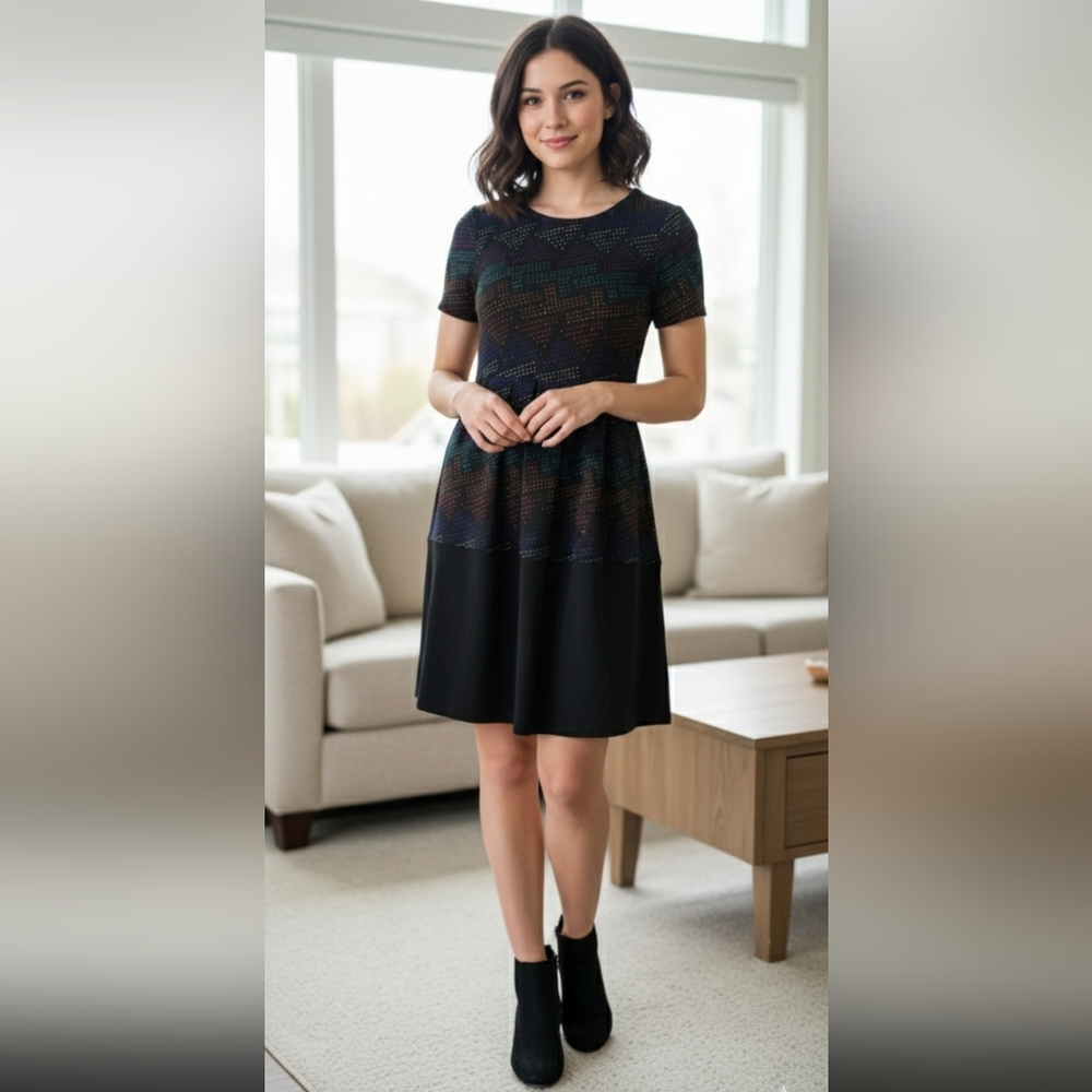 💣 5 For $25 LuLaRoe Multicolor Geometric Dress